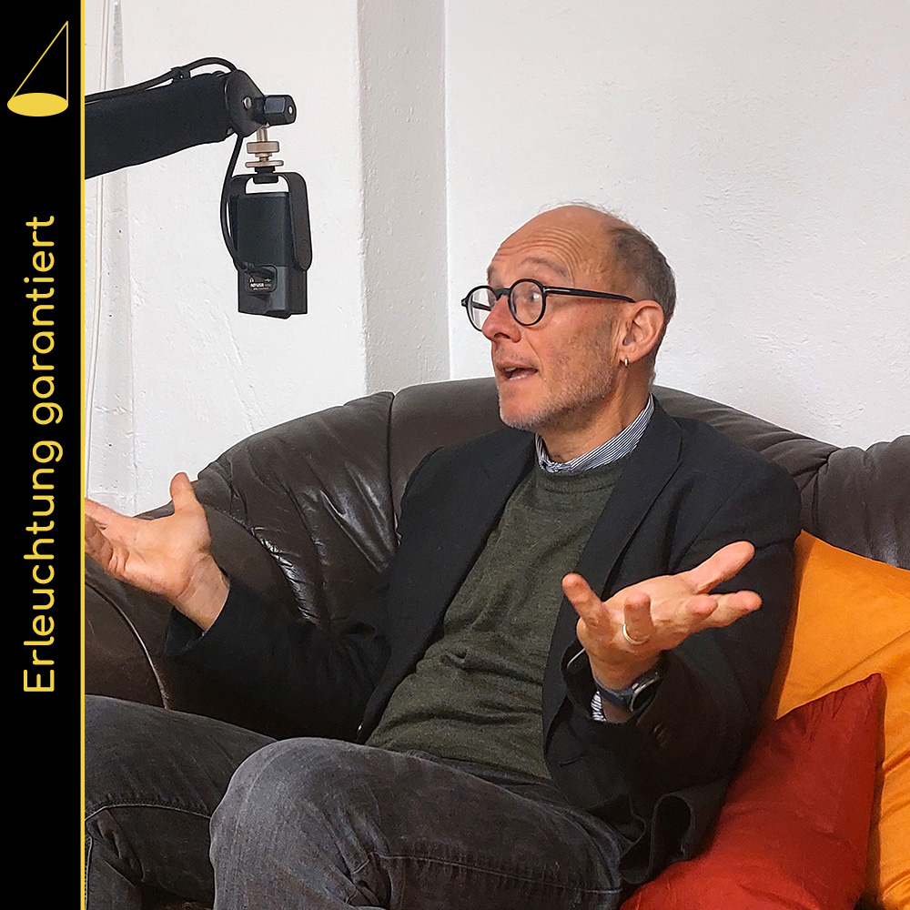 Ralph Kunz bei der Podcast-Aufzeichnung
