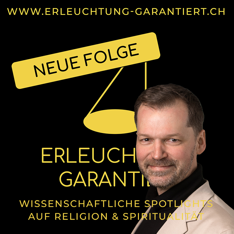 Logo Erleuchtung garantiert mit Porträt von Michael Coors