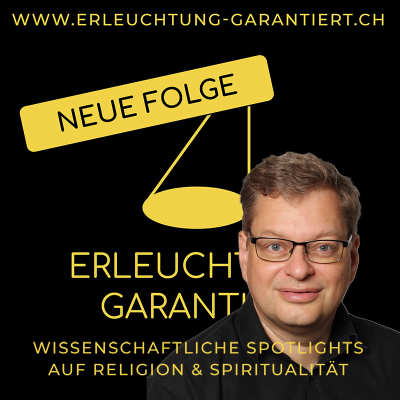 Logo Erleuchtung garantiert mit Porträt von Thorsten Dietz