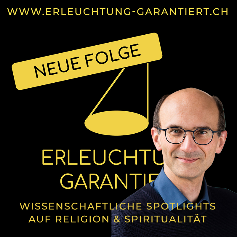 Logo Erleuchtung garantiert mit Porträt von Stefan Krauter